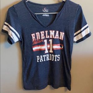 New England Patriots Julian Edelman tee shirt